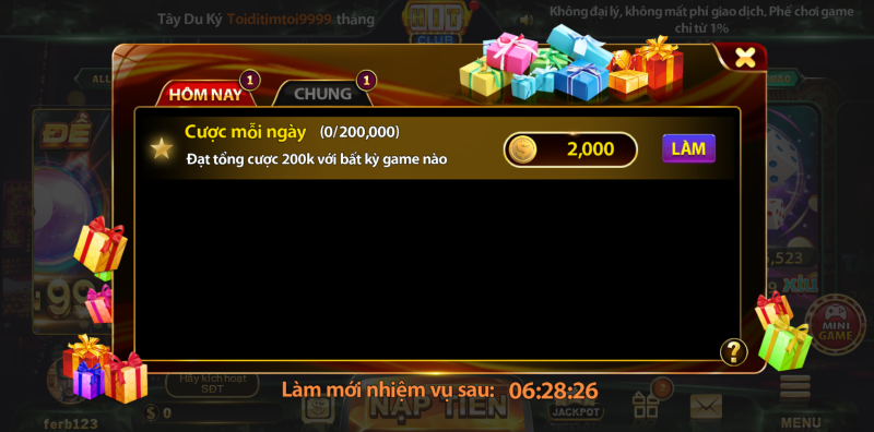 cong game hit club hoàn trả cao