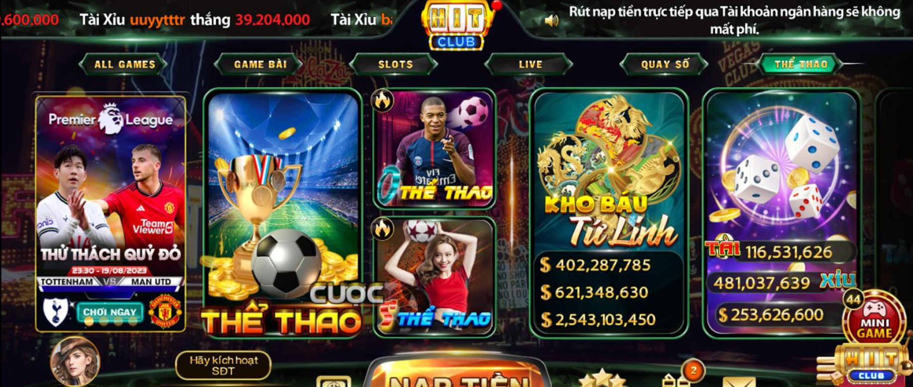 Cá cược thể thao Hitclub